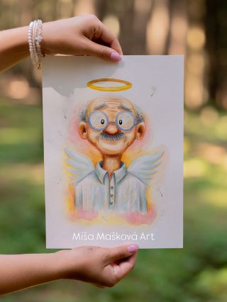 Pojďme si na chvíli zahrát na spisovatele.🤗 Před vámi stojí dědeček z mého obrázku. Má svou minulost, přítomnost i sny,...